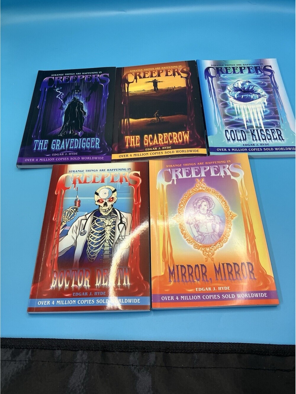 NEW! The Creepers Series by Edgar J Hyde - 5 Books #6,7,8,9,10  YA HORROR Novels